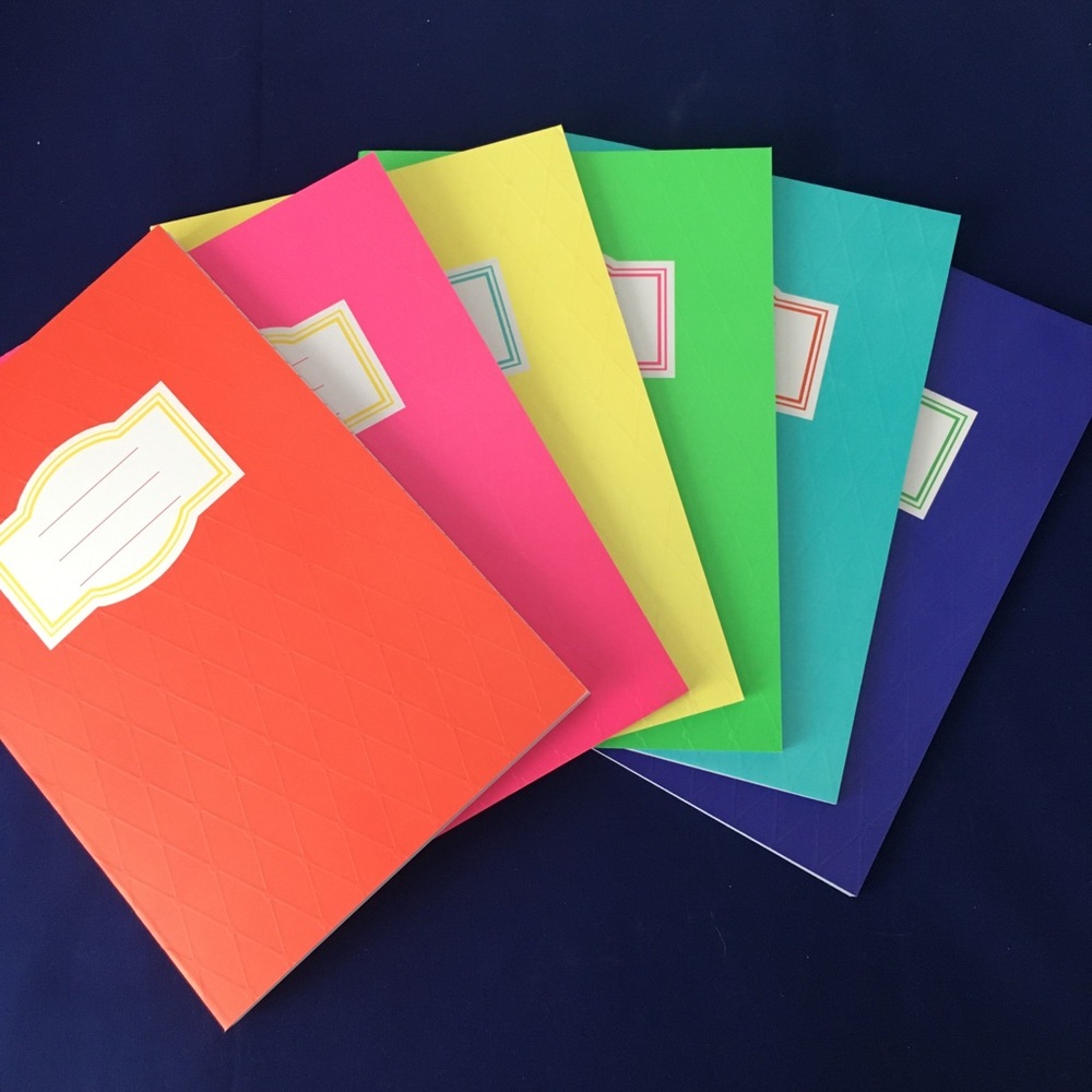 Retro Rainbow Neon Notebook Set 6pc. Set - Picture 13 of 13
